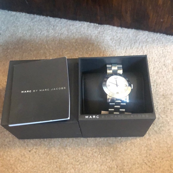 Marc by Marc Jacobs Silver Watch Thick Band & Face main image 8